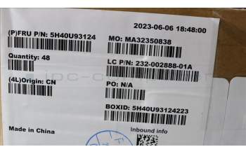 Lenovo 5H40U93124 HEATSINK AVC Tiny mini RPL H HS