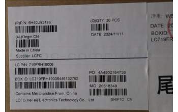 Lenovo 5H40U93176 HEATSINK Z890 MB SSD Combo HSK