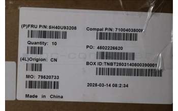 Lenovo 5H40U93208 HEATSINK Yoga9 2024 UMA cooler, TSL