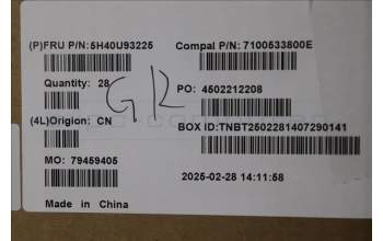 Lenovo 5H40U93225 HEATSINK Yoga27 AIO UMA TSL HS