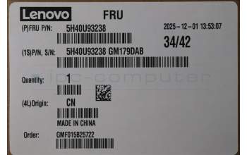 Lenovo 5H40U93238 HEATSINK TW Light Effect CPU Cooler