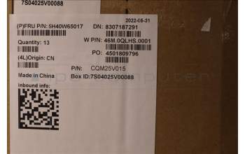 Lenovo 5H40W65017 HEATSINK CPU heatsink w/o fan, HY