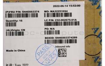 Lenovo 5H40X63374 HEATSINK A UMA TM for yoga2022