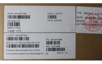 Lenovo 5H41B77362 HEATSINK FRU KE451_UMA_THM_ASSY AVC