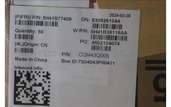 Lenovo 5H41B77409 HEATSINK ASSY UMA THERMAL HUAYING L16INT