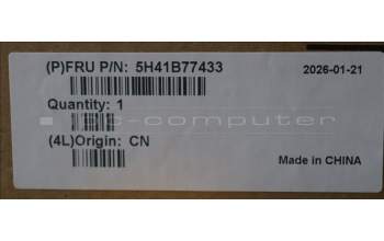 Lenovo 5H41B77433 HEATSINK FRU LT4E1_UMA_H28_ASSY TOSHIBA