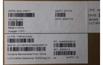 Lenovo 5H41J76277 HEATSINK CPU heatsink,w/fan,DELTA