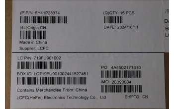 Lenovo 5H41P28374 HEATSINK FRU_UMA_THM_ASSY_w/FAN DELTA