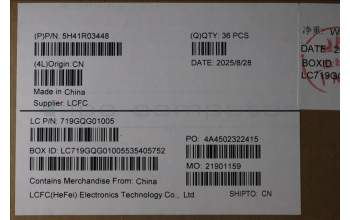 Lenovo 5H41R03448 HEATSINK FRU MTM40_UMA_THM_ASSY WEIHONG