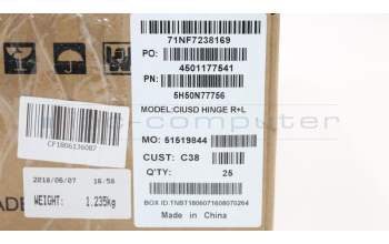 Lenovo HINGE Hinge C 80Y9 R+L pour Lenovo IdeaPad 320S-15AST (80YB)