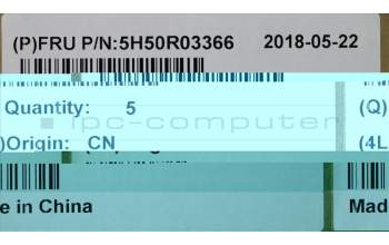 Lenovo 5H50R03366 HINGE Hinge C 81CA R+L MGR