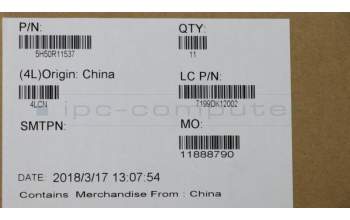 Lenovo 5H50R11537 HINGE Hinge L 81EU L+R for glass