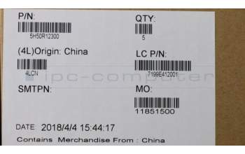 Lenovo 5H50R12300 HINGE Hinge L 81EV R+L Normal