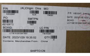 Lenovo 5H50S29097 HINGE Hinge L 83B1soundbarw/MEGYOLED