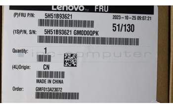 Lenovo 5H51B93621 Sideswipe-1 FRU Hinge LCD (FSD), for CFRP A-cover