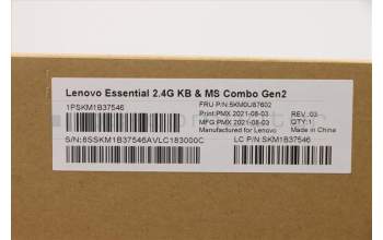 Lenovo 5KM0U87602 KYB_MOUSE Primax R71_G2 2.4G BKG IT
