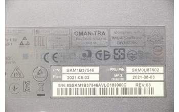 Lenovo 5KM0U87602 KYB_MOUSE Primax R71_G2 2.4G BKG IT