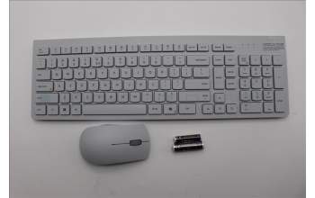 Lenovo 5KM0U88066 AI Keyboard_Mouse,2.4G,US English Euro,Cloud Grey