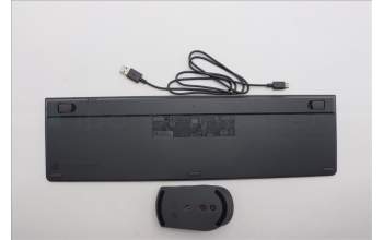 Lenovo 5KM0U88171 AI Keyboard_Mouse, Wireless, USA English, Storm Grey