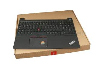 5M10V16903 original Lenovo clavier incl. topcase DE (allemand) noir/noir avec rétro-éclairage et mouse stick