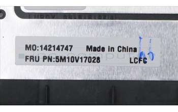 Lenovo 5M10V17028 MECH_ASM NBL KB W C ASM ILD BK UK