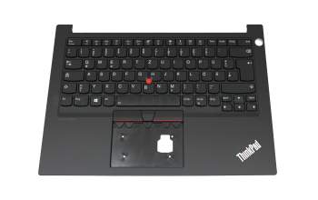 5M10V17046 original Lenovo clavier incl. topcase DE (allemand) noir/noir avec rétro-éclairage et mouse stick