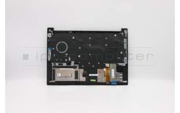 Lenovo 5M10V17061 C-Cover with keyboard, US English Euro, Black, Backlight, US