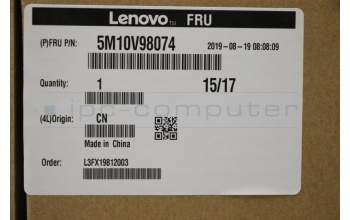 Lenovo 5M10V98074 MECH_ASM KBD Bezel ASM,w/FPR noPwrbrd,SV