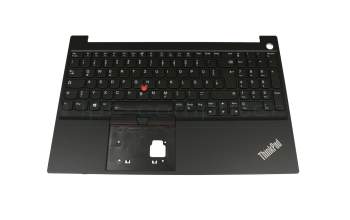 5M10W64625 original Lenovo clavier incl. topcase DE (allemand) noir/noir avec rétro-éclairage et mouse stick