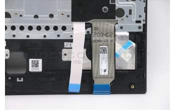 Lenovo 5M10W64626 C-Cover with keyboard, Greek, Black, Backlight, Fingerprint, US