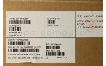 Lenovo 5M10W85911 MECH_ASM GRP KBD BZL,ARA,WW,DB,CHY