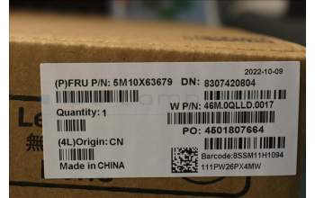 Lenovo 5M10X63679 MECH_ASM 13.3 WUXGA LP,AUO,RGB+IR,BK