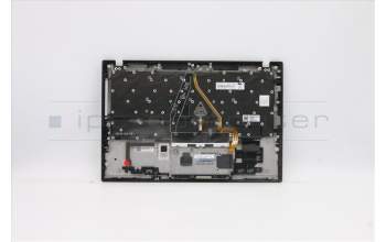 Lenovo 5M10Z27461 C-Cover with keyboard, Greek US/GR, Deep Black, WLAN, US