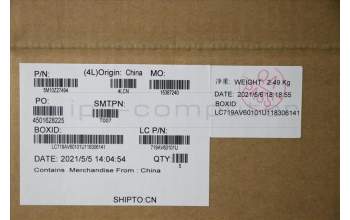 Lenovo 5M10Z27494 C-Cover with keyboard, Switzerland, Deep Black, WLAN, UK