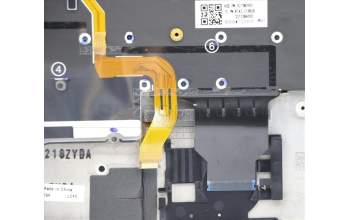 Lenovo 5M10Z27494 C-Cover with keyboard, Switzerland, Deep Black, WLAN, UK