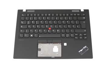 5M10Z27531 original Lenovo clavier incl. topcase DE (allemand) noir/noir avec rétro-éclairage et mouse stick WWAN