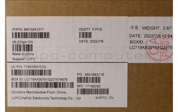 Lenovo MECH_ASM CCov KBD SPA UK(SNX)BK FPR pour Lenovo ThinkPad T14s (20T1/20T0)