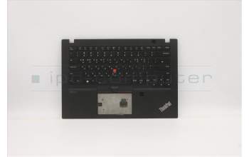 Lenovo 5M10Z41409 C-Cover with keyboard,Korean,Black,Backlight,Fingerprint