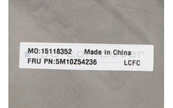 Lenovo 5M10Z54236 C-Cover with keyboard,Brazil Portuguese,Black,Backlight,Fingerprint