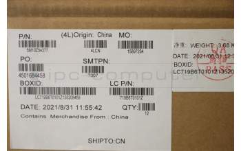 Lenovo 5M10Z54377 MECH_ASM KB w/KB Mlr Num BL(CHY)EURO ENG