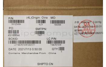 Lenovo 5M10Z54584 MECH_ASM KBD IND ENG(Pri) Pat US BK