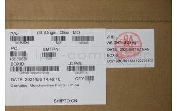 Lenovo 5M11A35060 MECH_ASM KBD ENG BL(Pri) Pat FPR US BK