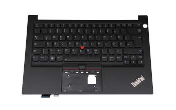 5M11A35081 original Lenovo clavier incl. topcase DE (allemand) noir/noir avec rétro-éclairage et mouse stick