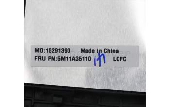 Lenovo 5M11A35110 MECH_ASM KBD SLV BL(Sun) Pat FPR UK BK