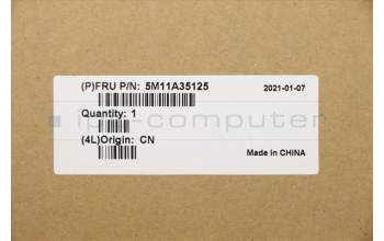 Lenovo 5M11A35125 MECH_ASM KBD UKE BL(Sun) Pat FPR UK BK