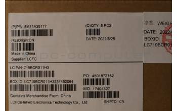 Lenovo 5M11A35177 C-Abdeckung mit Tastatur, Russisch, schwarz, Hintergrundbeleuchtung