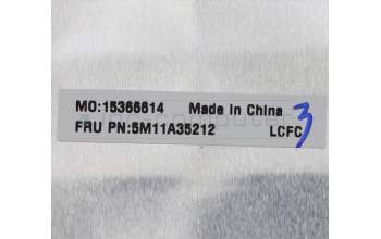 Lenovo 5M11A35212 MECH_ASM KBD RUS BL(Sun) Tex FPR US BK