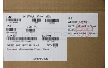 Lenovo 5M11A35909 MECH_ASM KB SLV(P)FPR UK BK