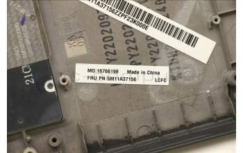 Lenovo 5M11A37156 MECH_ASM KBDW/C THAI (SUN) US BK