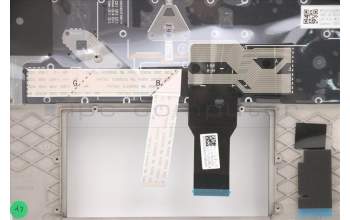 Lenovo 5M11A37217 C-Cover with keyboard,Brazil Portuguese,Black,Backlight